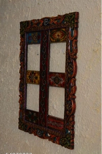 BK Exports Wooden  Hand Painted Wall Decor & Hanging For Home - Wooden, Pack of1